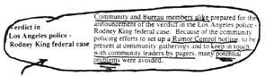 [verdict in Los Angeles police- Rodney King federal case]